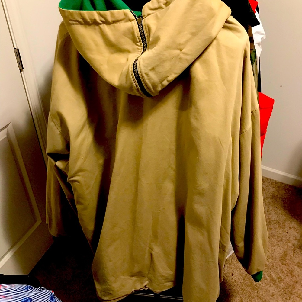 Wool football coat